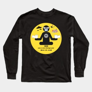 2020 Quarantine, TP, Masks, Riots, UFOS, and Peace Long Sleeve T-Shirt